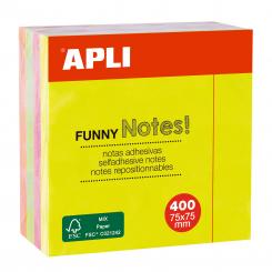Notes APLI Adhesivas 75X75 Cubo Brillante