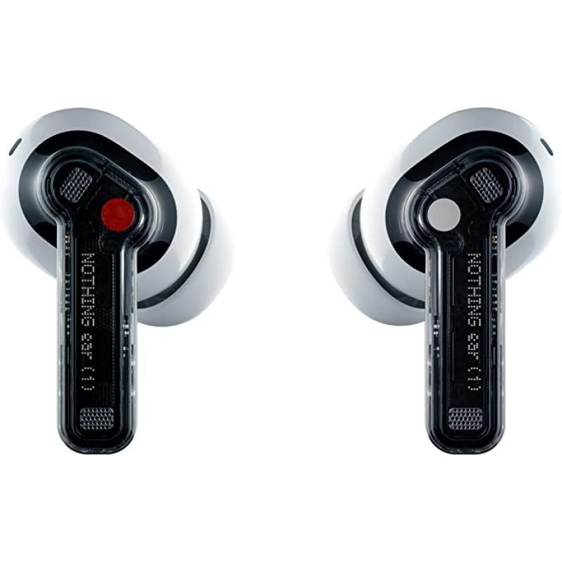 Nothing Ear (1) Auriculares Bluetooth con Cancelación Activa de Ruido Negros