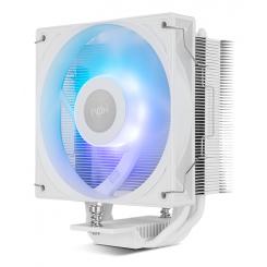 NOX Hummer NXHUMMERR400ARGBWH sistema de refrigeración para ordenador Procesador Ventilador 12 cm Blanco