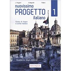 Nuovissimo Progetto Italiano 1 Quaderno Degli Esercizi +CD, Ed. EDILINGUA