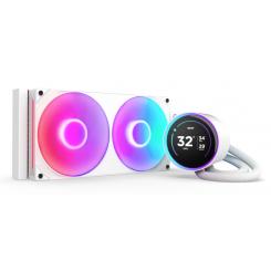 NZXT Kraken Elite 280 RGB Procesador Sistema de refrigeración líquida todo en uno 14 cm Blanco 1 pieza(s)