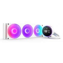 NZXT Kraken Elite 360 RGB Procesador Sistema de refrigeración líquida todo en uno 12 cm Blanco 1 pieza(s)