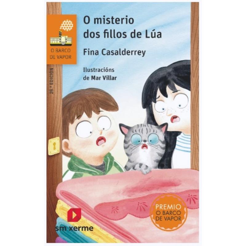 O misterio dos fillos de Lúa de Fina Casalderrey rústica Ed. SM