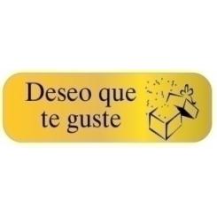 Etiquetas adhesivas regalo 