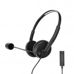 Energy Sistem Office 2+ Auriculares Diadema Conector de 3,5 mm USB tipo A Negro