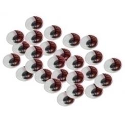 FIXO KIDS Pack 20 ojitos color rojo 18mm