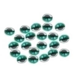 FIXO KIDS Pack 30 ojitos color verde 15mm