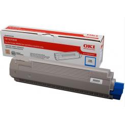 OKI C810/C830/ Toner Cian 8k / (8.000 páginas)