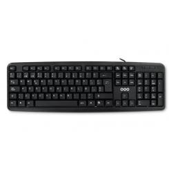 OQO OQO-T001-U teclado USB QWERTY Español Negro