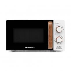 Orbegozo MI 2122 Encimera Solo microondas 20 L 700 W Negro, Blanco