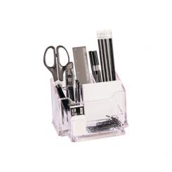 Organizador LIDERPAPEL transparente con accesorios