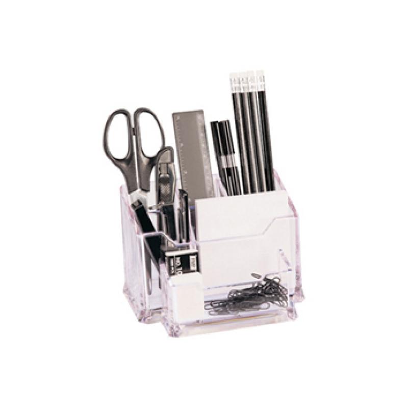 organizador-liderpapel-transparente-con-accesorios