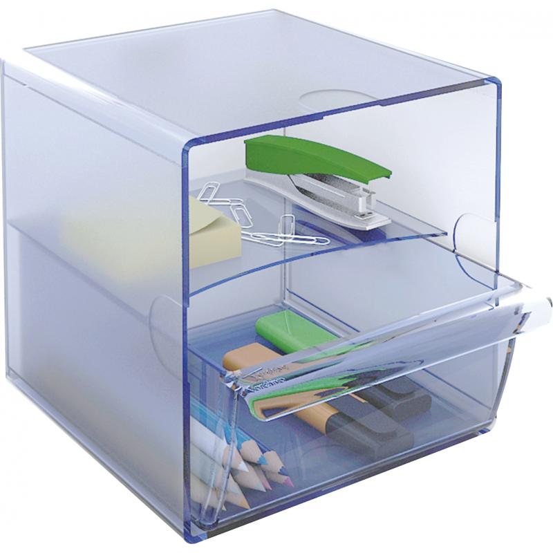 organizador-modular-apilable-archicubo-archivo-2000-1-cajon-grany-1-compartimento-190x150x150-mm-azul-transparente