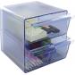 organizador-modular-apilable-archicubo-archivo-2000-2-cajones-pequenos-y-1-cajon-gran190x150x150-mm-azul-transparente