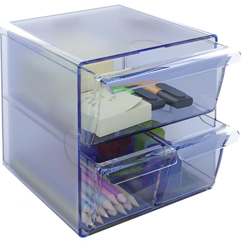 organizador-modular-apilable-archicubo-archivo-2000-2-cajones-pequenos-y-1-cajon-gran190x150x150-mm-azul-transparente