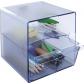 organizador-modular-apilable-archicubo-archivo-2000-2-cajones-pequenos-y-1-compartimento-190x150x150-mm-azul-transparente