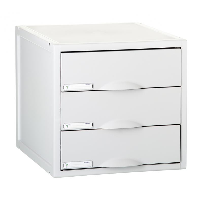 organizador-modular-archisystem-archivo-2000-3-cajones-82-mm-356x316x303-mm-gris