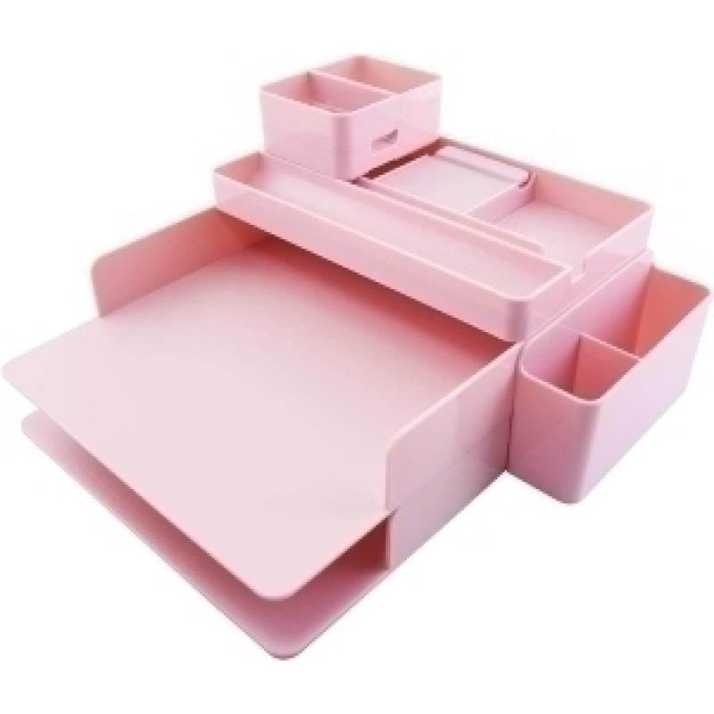 organizador-sobremesa-office-box-minimal-rosa