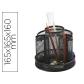organizador-sobremesa-q-connect-kf17294-metalico-giratorio-rejilla-negra-165x165x160-mm
