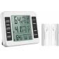 ORIA Termómetro Digital Inalámbrico para Nevera, Congelador con 2 Sensores con Pantalla LCD y Audible de la Alarma