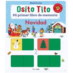 Osito Tito. Mi primer libro de memoria. Navidad, de Benji Davies (Ed. Timun Mas)