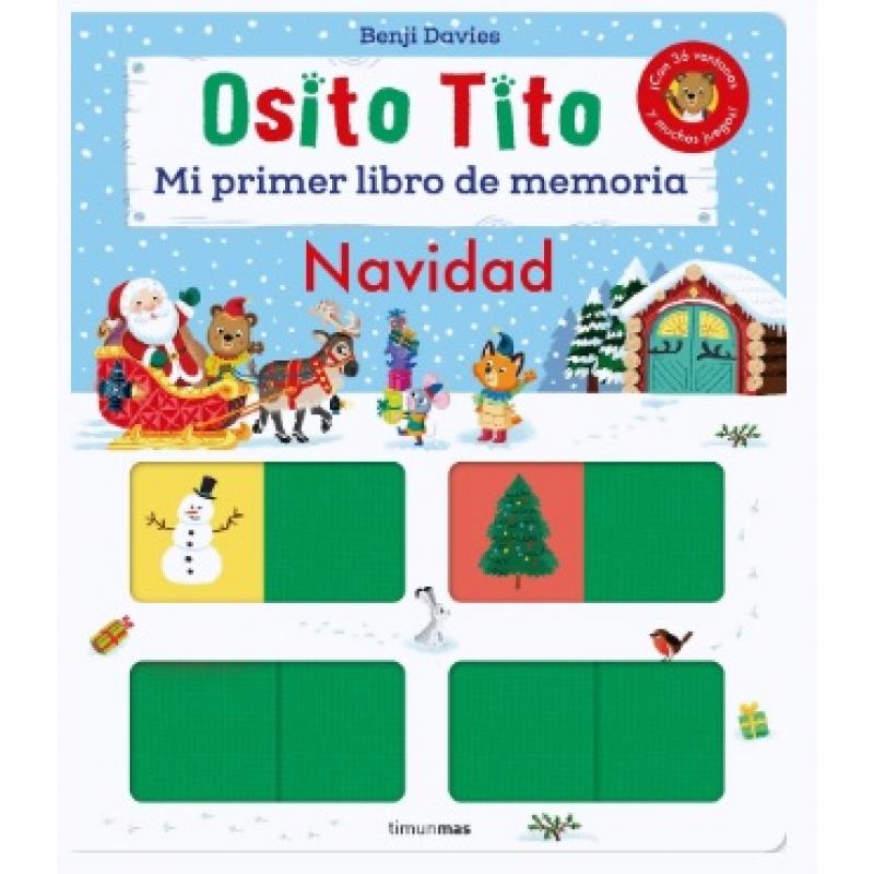 Osito Tito. Mi primer libro de memoria. Navidad, de Benji Davies (Ed. Timun Mas)