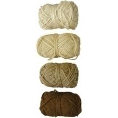Ovillos Lana Nief. 28Gr. Tono Marron P/4