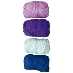 Ovillos Lana Nief.28Gr.Tonos Azules P/4