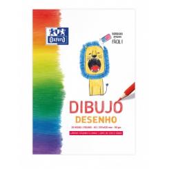 OXFORD Bloc de dibujo A3 20H 90grs Kids