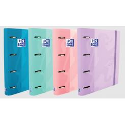 OXFORD Carpeta de anillas europeanbinder Touch Te A4+ con Recambio 1 Línea - Srtd Pastel