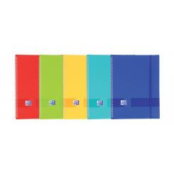 OXFORD Carpeta De Fundas Espiral Live & Go TP A4 con Goma 30 Fundas - Srtd Vivos