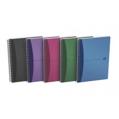 OXFORD Cuadernos tapa plástico A5 90H.5X5 Srtd Urban Mix