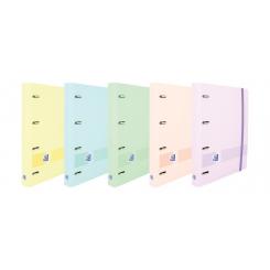 OXFORD Ebinder+ Live & Go Polyf A4+ con  Rec 5 1 Línea - Pastel
