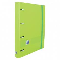 OXFORD Ebinder+ Live & Go Polyf A4+ con  Rec 5 5X5 - Verde Manzana