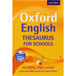 OXFORD ENG THESAURUS FOR SCHOOLS HB 12 OXFORD UNIVERSITY PRESS