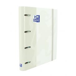 OXFORD Europeanbinder Classic Te A4+ con  Recambio 100H 5X5 - Blanco