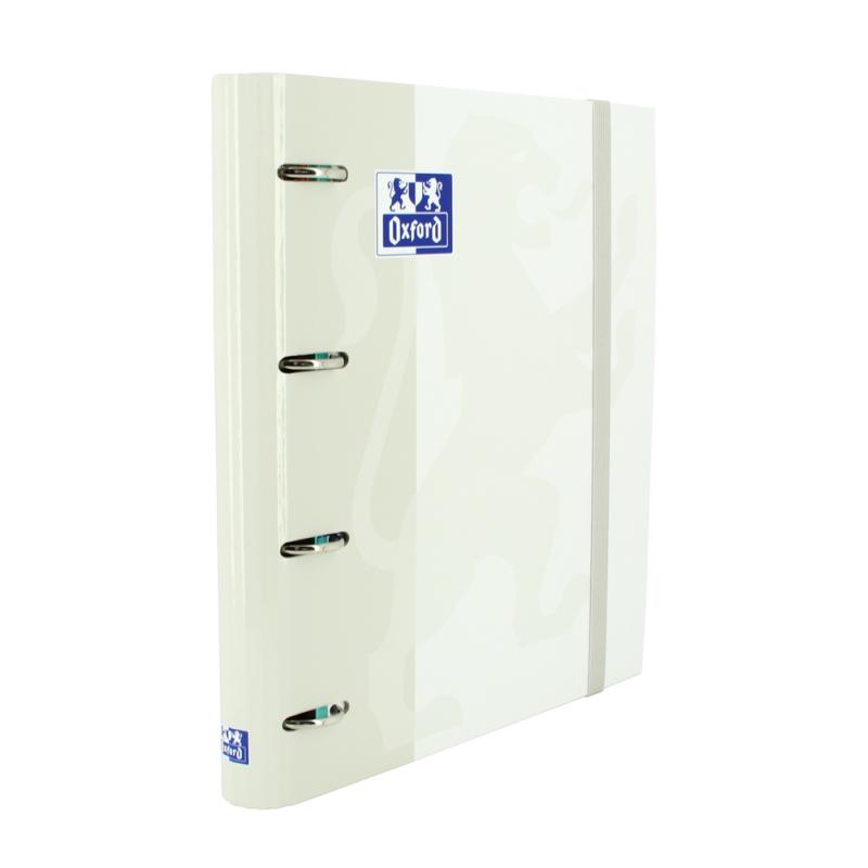 OXFORD Europeanbinder Classic Te A4+ con  Recambio 100H 5X5 - Blanco