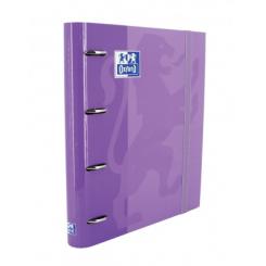 OXFORD Europeanbinder Classic Te A4+ con  Recambio 100H 5X5 - Malva