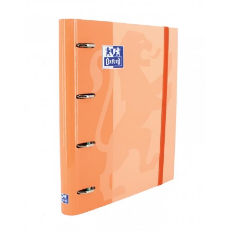 oxford-europeanbinder-classic-te-a4-con-recambio-100h-5x5-melocoton