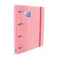 oxford-europeanbinder-classic-te-a4-con-recambio-100h-5x5-rosa-chicle