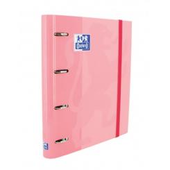 OXFORD Europeanbinder Classic Te A4+ con  Recambio 100H 5X5 - Rosa Chicle