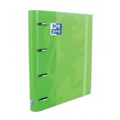 OXFORD Europeanbinder Classic Te A4+ con  Recambio 100H 5X5 -  Verde Manzana