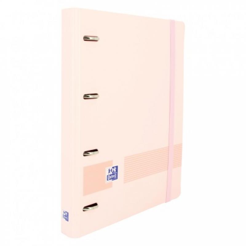 oxford-europeanbinder-live-&-go-polyfoam-a4-con-recambio-100h-5x5-rosa-chicle