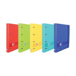 OXFORD Europeanbinder+ Live & Go Polyfoam A4+ con  Recambio 100H 5X5 - Srtd Vivos