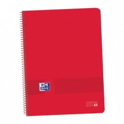 OXFORD Europeanbook 1 Live&Go tapa plástico A4+ 80H 5X5 Rojo