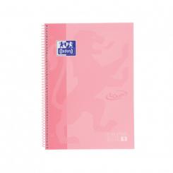 OXFORD Europeanbook 1 School Touch tapa extradura A4+  80H 5X5 Flamingo Pastel