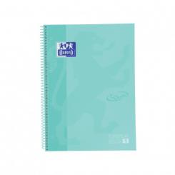 OXFORD Europeanbook 1 School Touch tapa extradura A4+  80H 5X5 Ice Mint Pastel