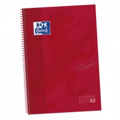 OXFORD Europeanbook 1 tapa extradura A4+  80H.5X5 Carmin Touch