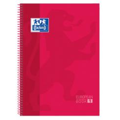 OXFORD Europeanbook 1 tapa extradura A4+  80H.5X5 Rojo