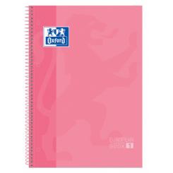 OXFORD Europeanbook 1 tapa extradura A4+  80H.5X5 Rosa Chicle